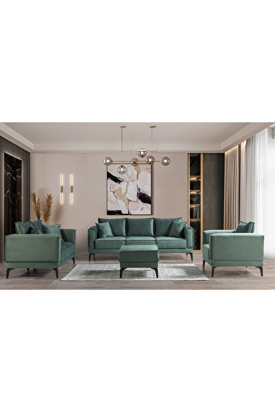 Eymense Pango Koltuk Takımı 3 2 1 Puf