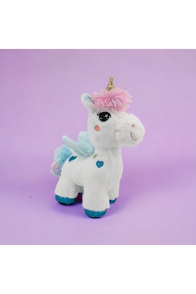 Neslico Unicorn 35cm Plush Four-Legged Winged Unicorn