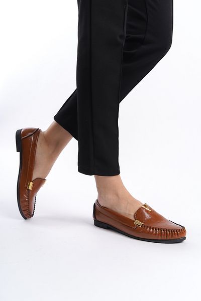 en7 Brown Women's Daily Comfortable Buckle Casual Classic Shoes