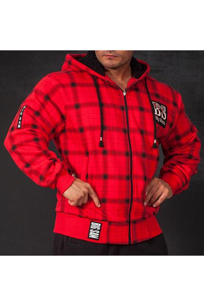 Big Sam Hooded Sweatpants Winter Fleece
