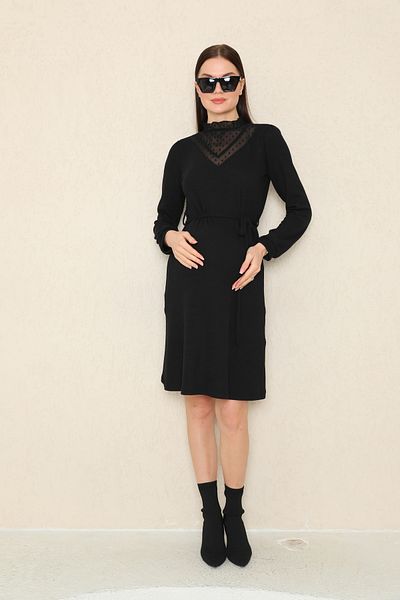 Miss Dünya Lissa Rochie de Maternitate și Maternitate Midi cu Dantela