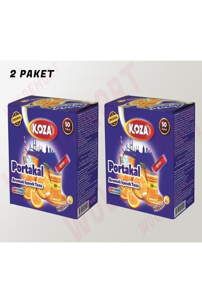 Koza Portakal Aromalı Tek Içimlik Içecek Tozu 2 Paket
