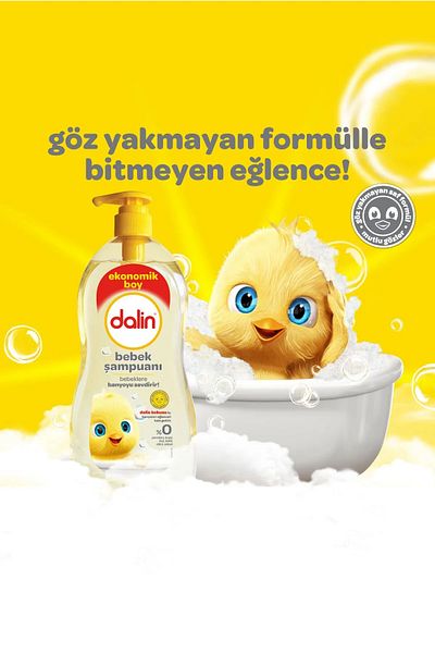Dalin 900 Ml Baby Shampoo Special for Sensitive Skin - Classic