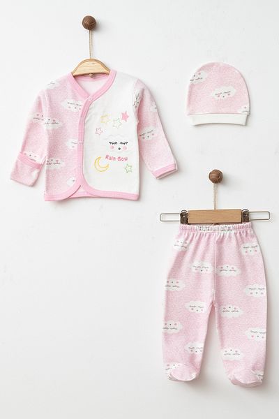 KUZENLER BEBE 0-3 Months Baby Hospital Discharges, Baby Clothes, Baby Bodysuit Sets