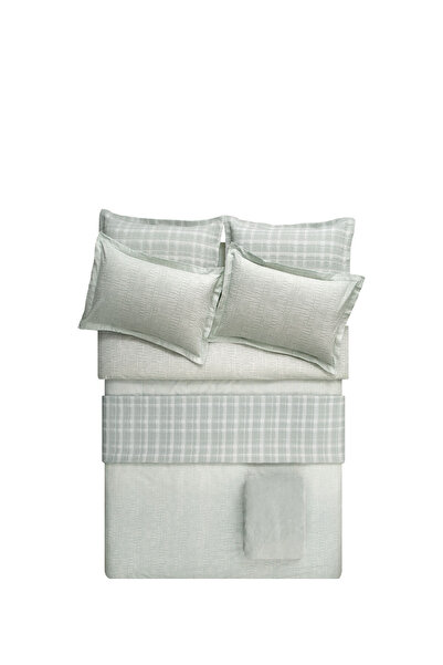 Puffy Meona Single Endless Dowry Set - 6 Pieces Sage