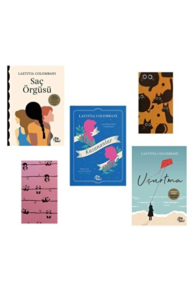 Yan Pasaj Yayınevi Laetitia Colombani - Saç Örgüsü - Kazananlar - Uçurtma - 3...