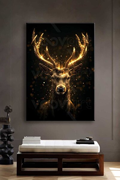Voovart Muhteşem Geyik Dekoratif Kanvas Tablo - VOOV2345