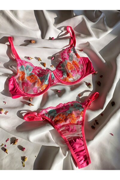 Quuz Peony Balenli Bra Seti