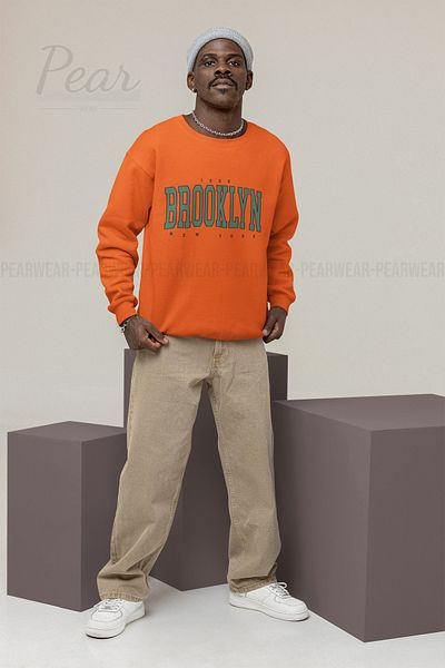 Pear Wear Ανδρικό φούτερ με στάμπα Brooklyn