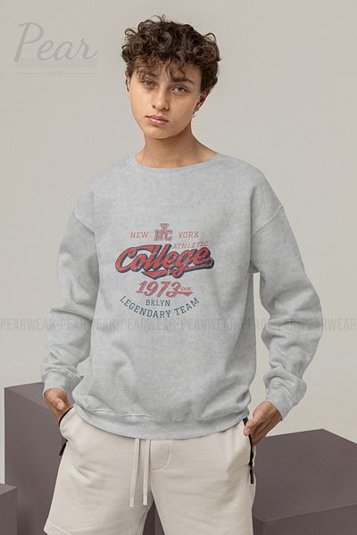 Pear Wear Ανδρικό φούτερ με στάμπα College
