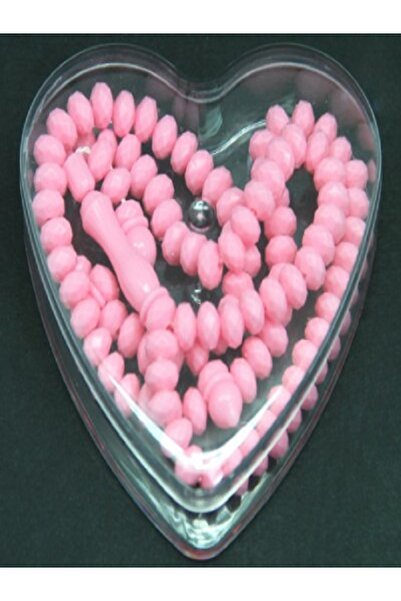 Kazanabil KALPLİ KUTUDA GÜL KOKULU TESPİH MEVLİD ŞEKERİ 30CM PEMBE