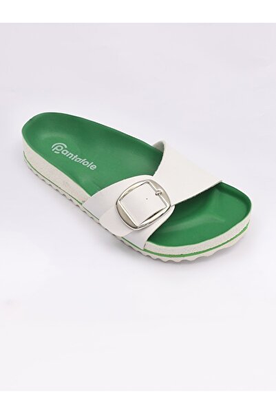 COMFORT OF PANTOFOLE SPORTS WHITE SLIPPERS