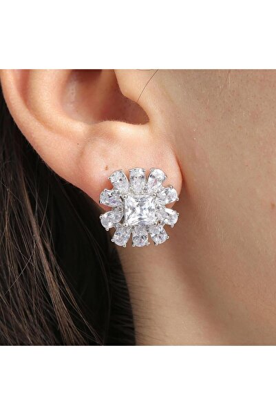 Effective Diamond Milano Rüyası Işıltılı Gümüş Küpe