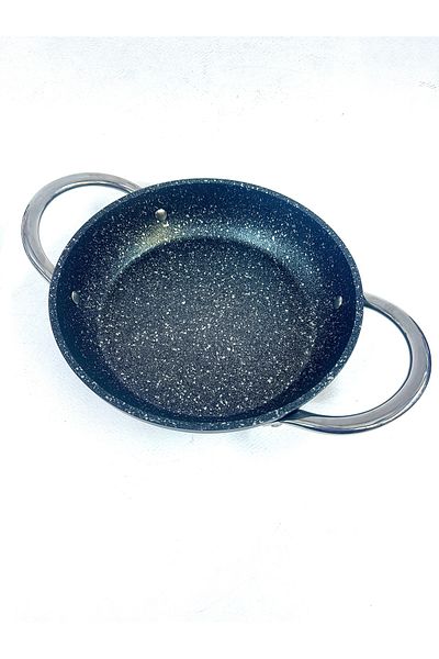 TRENDBULL Cast Iron Granite Egg Pan with Steel Handle 20 Cm