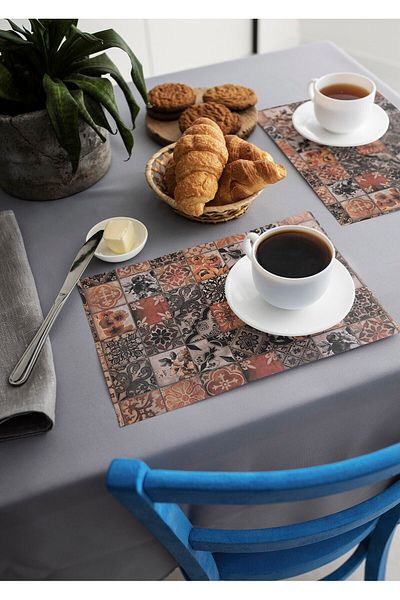 Artikel Decorative Printed Felt American Service, Supla 2-Piece Service Set -410