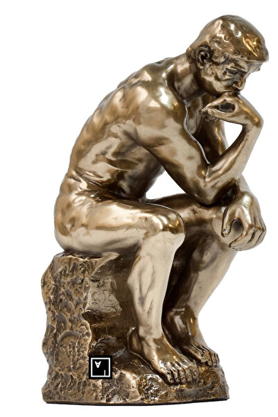 Veronese Dekoratif Düşünen Adam Biblosu, The Thinker Rodin, Ofis Dekorasyon, Dekoratif Biblo