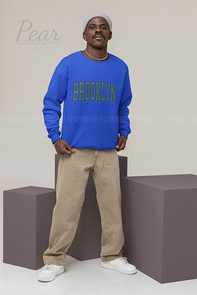 Pear Wear Ανδρικό φούτερ με στάμπα Brooklyn