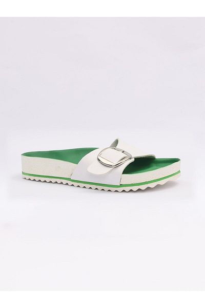 COMFORT OF PANTOFOLE PAPUCI ALBI SPORT