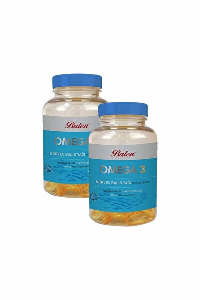 Balen Omega 3 Norveç Balık Yağı 200 X 1380 Mg 2 Adet