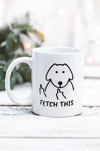 Yaprak Hediyelik كوب بتصميم Fetch This
