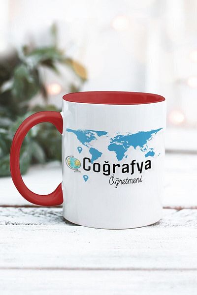Yaprak Hediyelik Geography Teacher Designed Mug