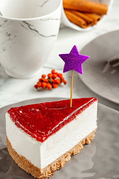 Artikel Purple Star Glitter Eva Toothpick Cupcake Toppers Cupcake Stick 12 Pieces