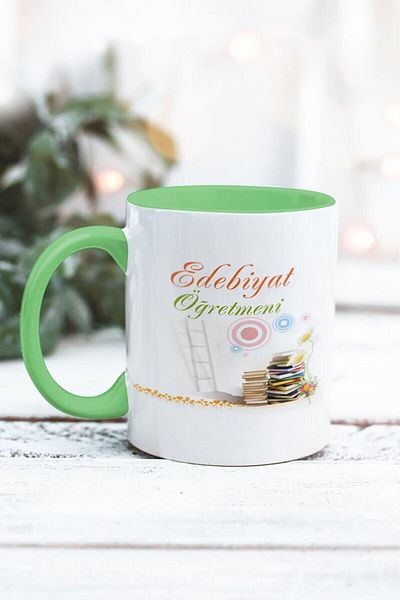 Yaprak Hediyelik كوب بتصميم معلم الأدب