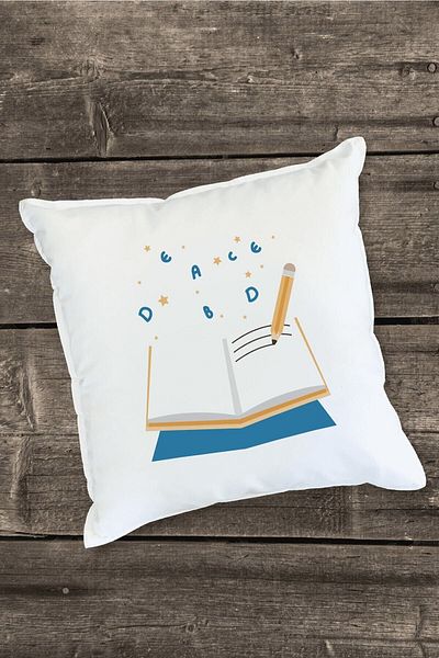 Yaprak Hediyelik World Reading and Writing Day Designed Pillow