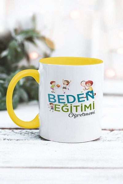 Yaprak Hediyelik كوب مصمم لمعلم التربية البدنية