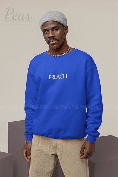 Pear Wear Preach printed ανδρικό φούτερ oversize