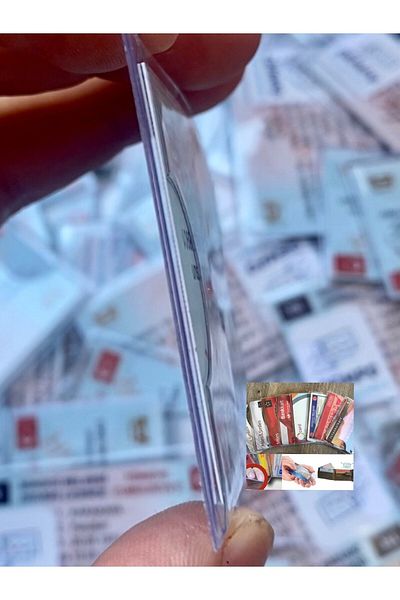 Gempo 15 Pieces Premium Minimalist New Generation ID Case Card Protector Compatible with All Cards