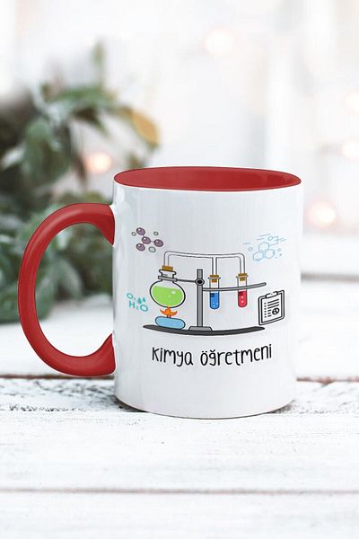 Yaprak Hediyelik كوب بتصميم معلم الكيمياء