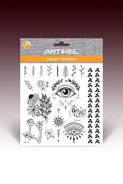 Artikel Eyes Geçici Dövme,geçici Tattoo ,vücut Dövme,kol Bilek Dövme,boyun Dövme,sırt Dövme