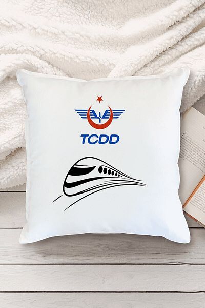 Yaprak Hediyelik Railway Week Designed Pillow