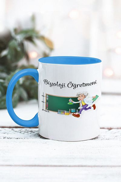 Yaprak Hediyelik كوب بتصميم معلم الأحياء