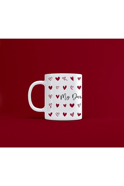 Yaprak Hediyelik Valentine's Day Special My Darling Printed Mug
