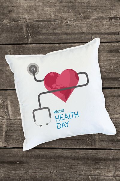 Yaprak Hediyelik World Heart Day Designed Pillow