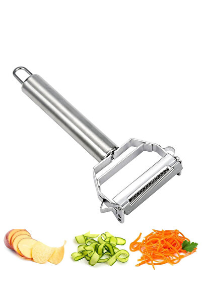 NOYİSKA Çelik Jülyen Meyve Sebze Soyucu Kesici Doğrayıcı Julien Rende Sebze Meyve Soyacağı
