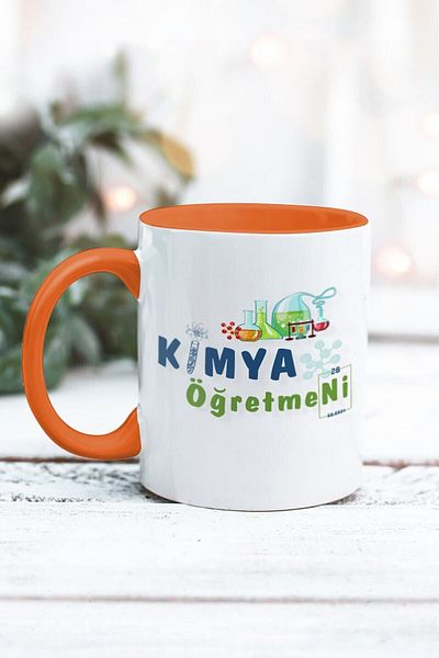 Yaprak Hediyelik كوب بتصميم معلم الكيمياء