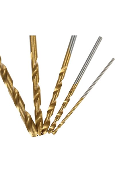 MertTools HSS Kaplama Titanyum Yüksek Hızlı Çelik 3,2 mm 10 Adet