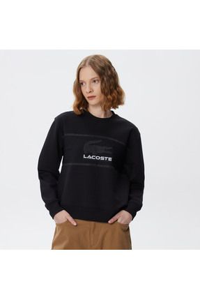 Lacoste sweatshirt colour clearance block linear crew homme