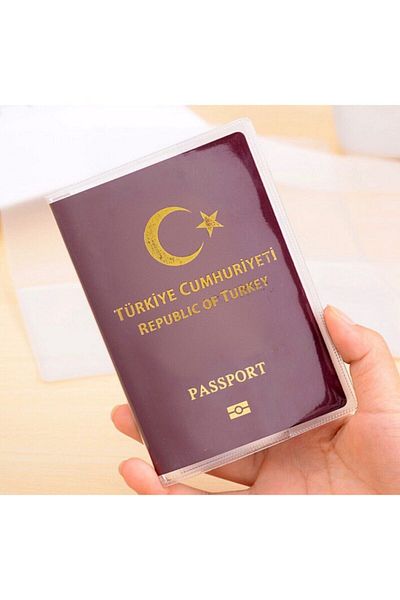 Gempo 50 Pieces Wholesale Transparent Passport Case Universal Model
