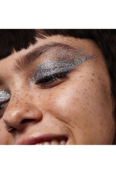 Artikel Sim Glitter, Göz Simi, Göz Farı Yüz Ve Vücut Parıltısı, Party Glitter Makyaj Simi 5 ml Card Silver
