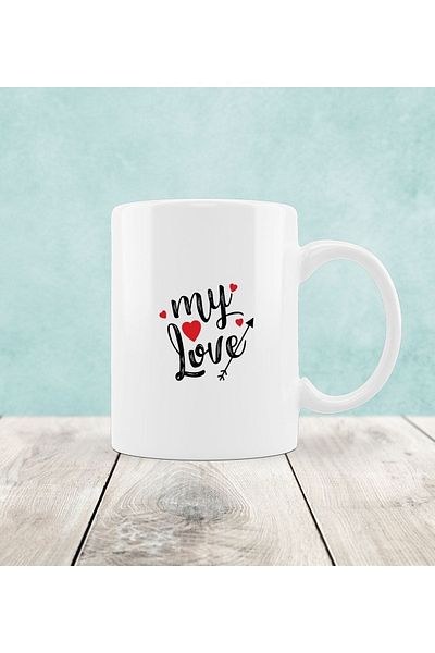 Yaprak Hediyelik Valentine's Day Special My Love Mug
