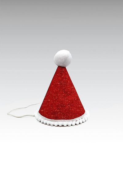 Artikel Red Glitter Eva Christmas Hat, Children's New Year Hat