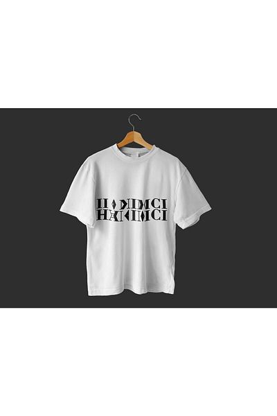 Yaprak Hediyelik Hanımcı Written Hidden Message Folded T-shirt