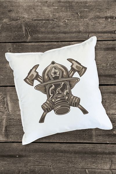 Yaprak Hediyelik Firefighter's Day Designed Pillow
