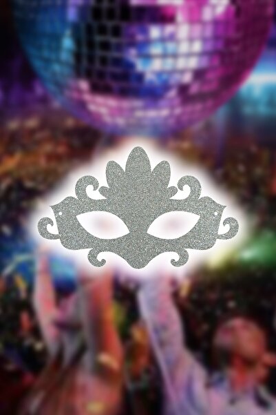 Artikel 2 Pack Silver New Year's Party Mask, New Year's Accessory, Birthday P...