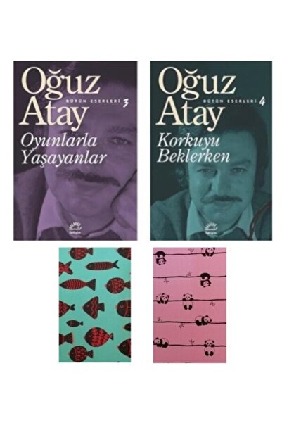 İletişim Yayınları Oğuz Atay Oyunlarla Yaşayanlar - Korkuyu Beklerken - Defte...