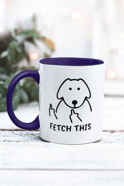 Yaprak Hediyelik كوب بتصميم Fetch This